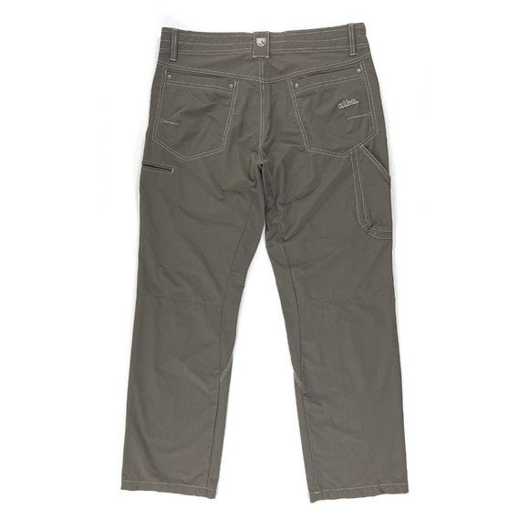 Kuhl Mens 36x30 Nylon Stretch Performance Pants Hiking Outdoor Workwear Brown - Picture 5 of 10